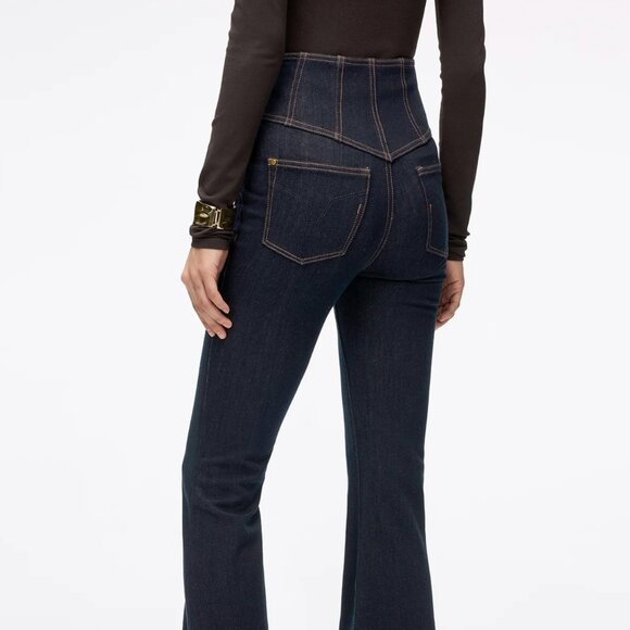 NWT Miss Sixty Glenda High Waisted Flare Jeans Size 28 - Picture 2 of 4